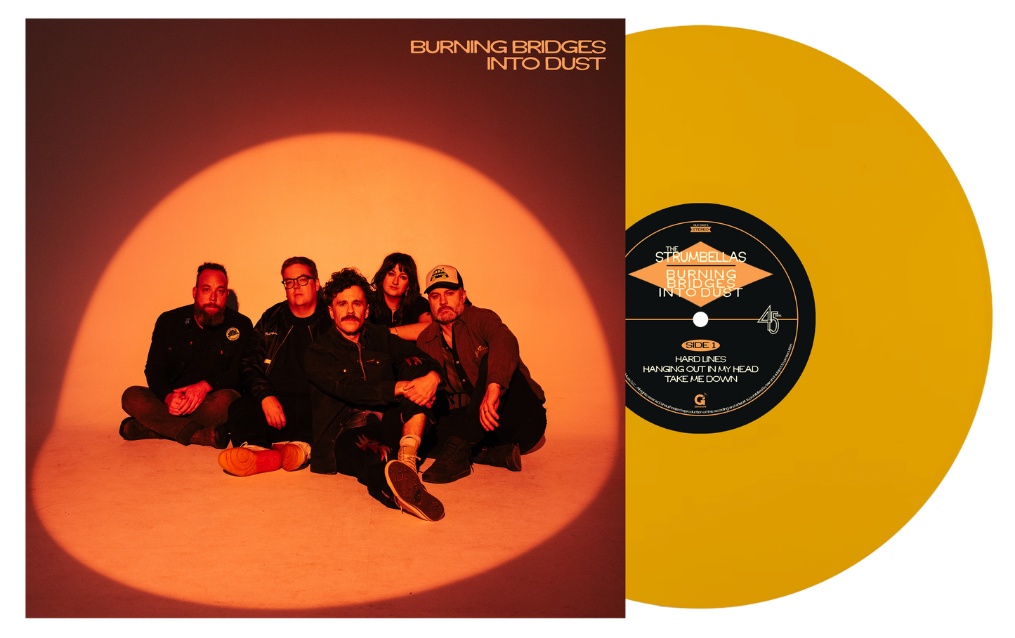 Burning Bridges Into Dust: Hat + Vinyl Bundle